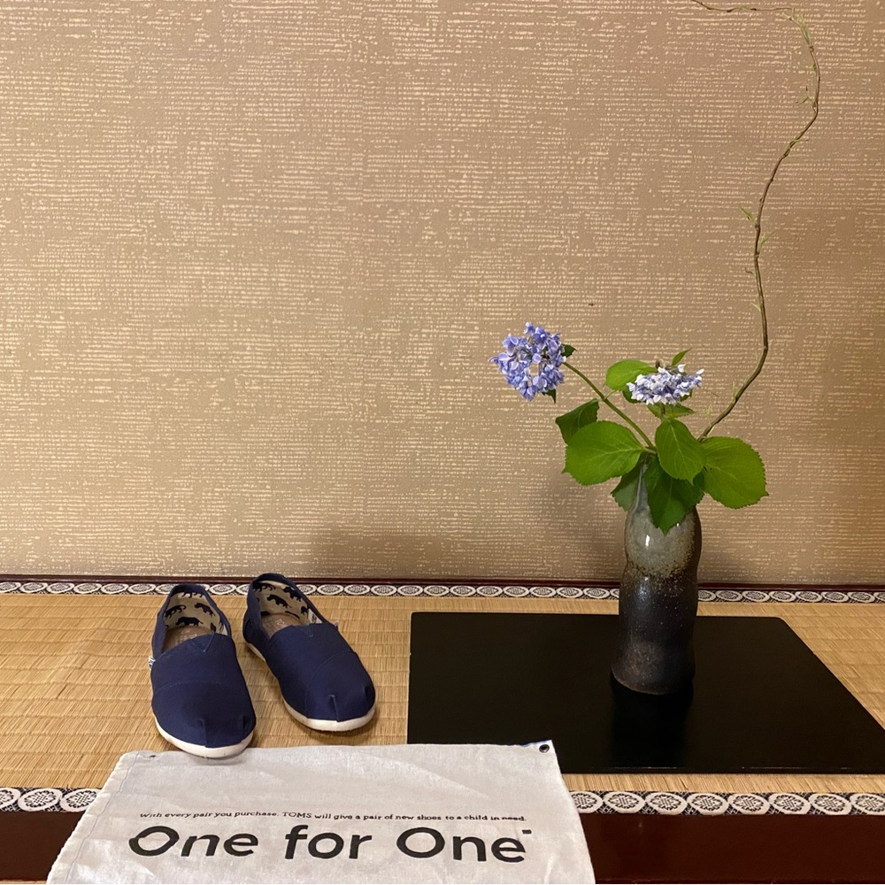 Brand New Classic Toms Navy Blue Size 7